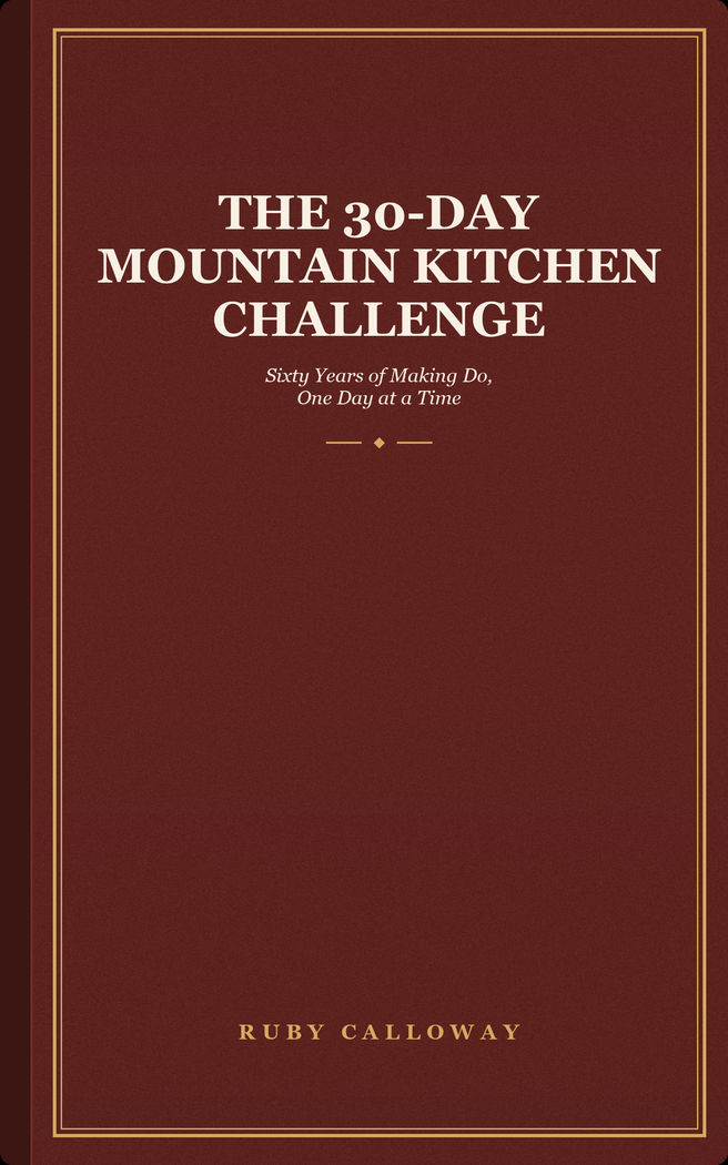 The 30-Day Mountain Kitchen Challenge, cover